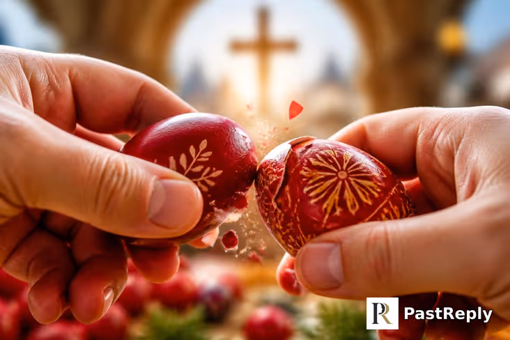 Why do Croatians crack eggs for Easter?