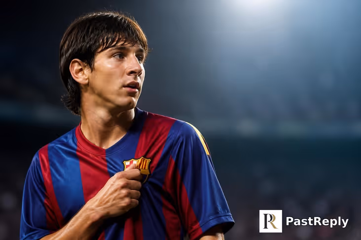 At what age did Messi make his debut?