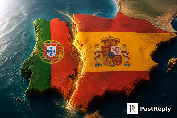Why are Spain and Portugal separate?