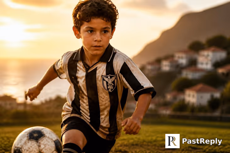 At what age did Ronaldo start playing football?