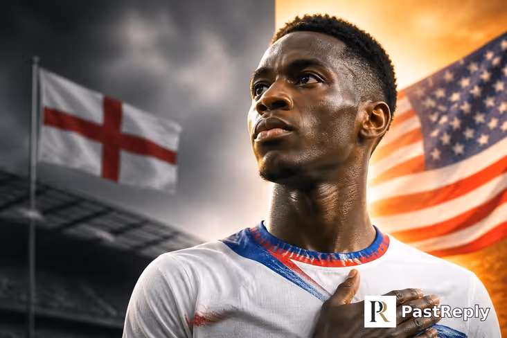 Why did Balogun choose to play for the USA?