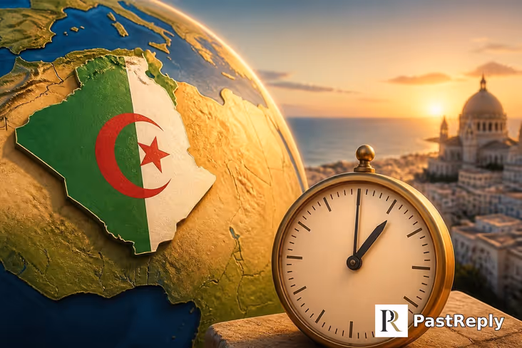 What is the time zone of Algeria?