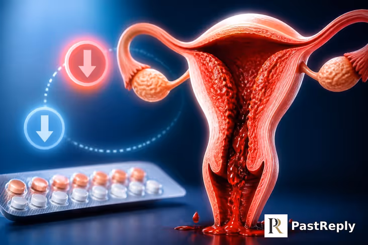Why does withdrawal bleeding occur?