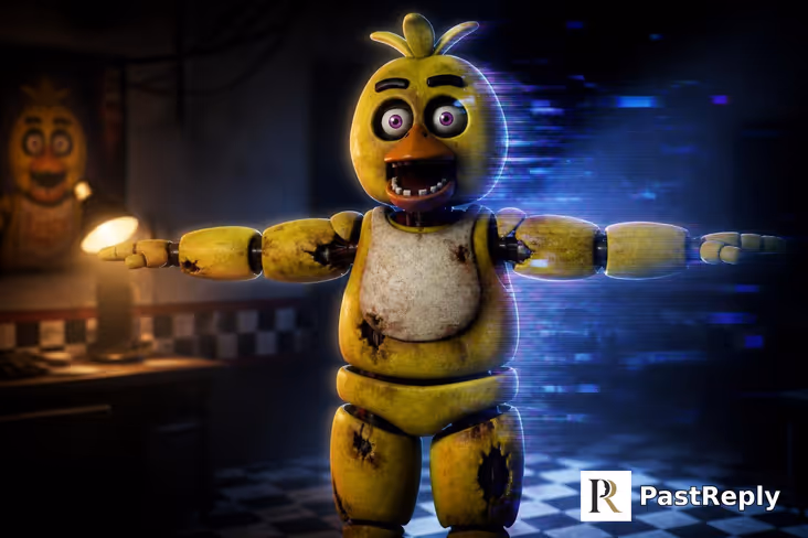 Why is Withered Chica T-posing?