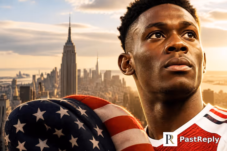 Why was Balogun born in the USA?