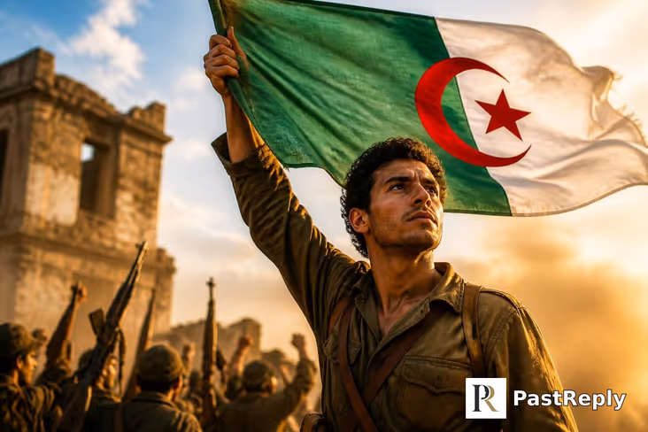 How did Algeria gain independence?