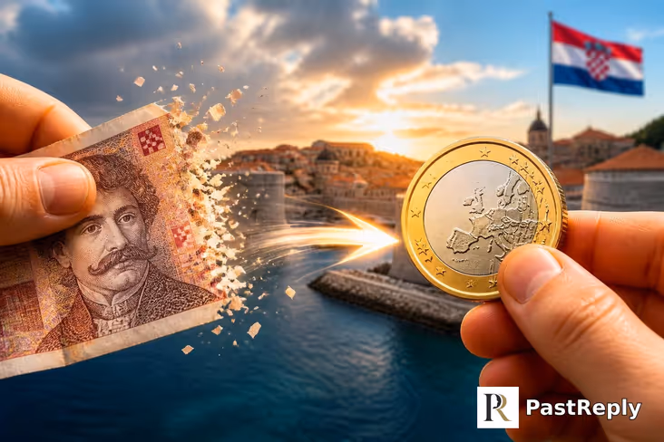 When did Croatia adopt the euro?