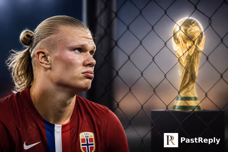 When was Erling Haaland's first World Cup?