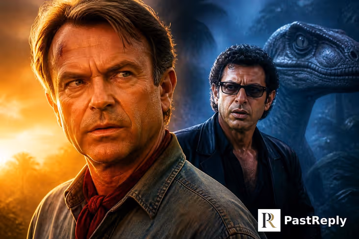 Why was Sam Neill not in Jurassic Park 2?