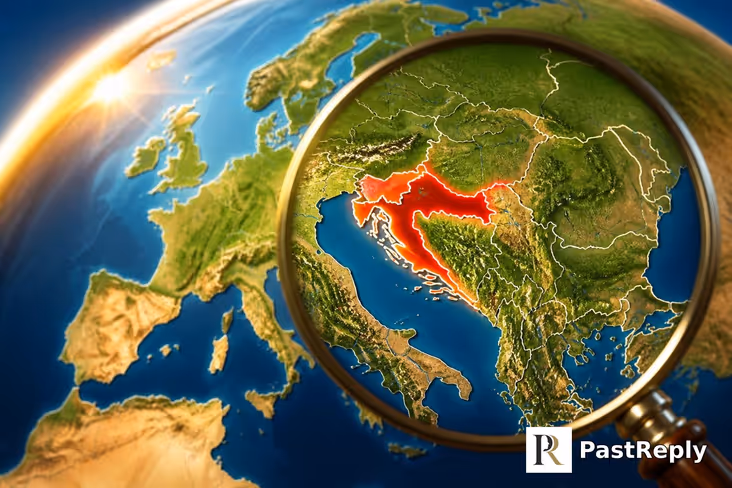 Where is Croatia located on the world map?