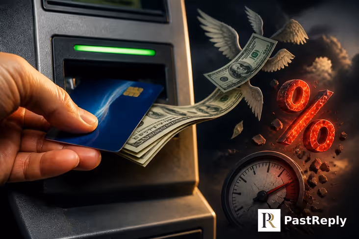 When withdrawing cash from a credit card, what are the implications?