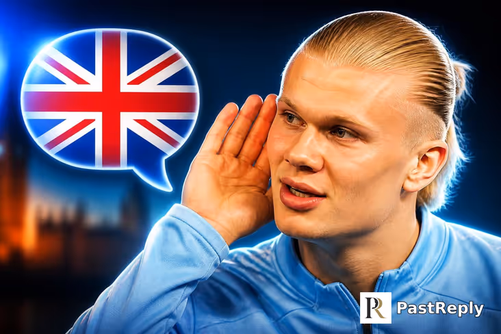 Can Erling Haaland speak English?