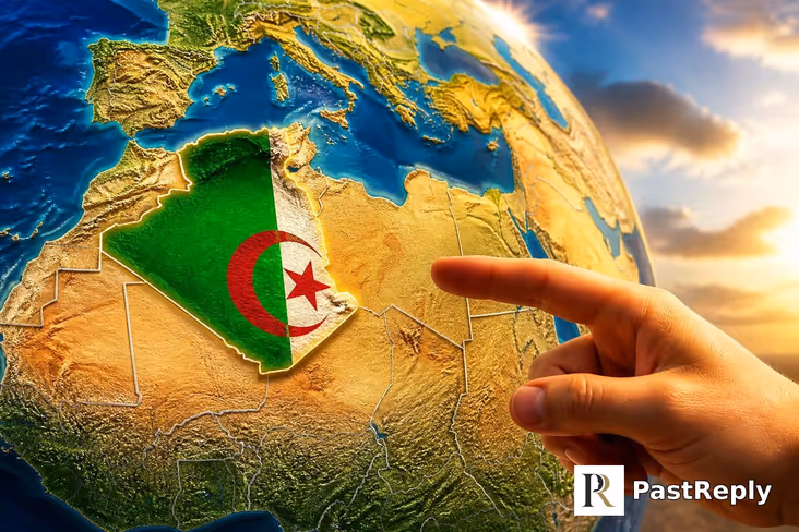 Where is Algeria situated?
