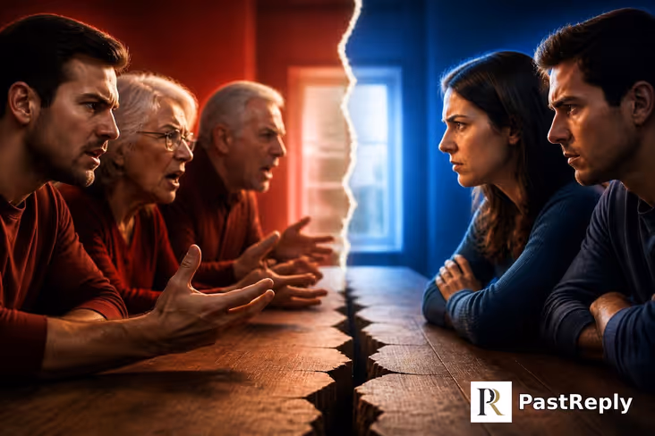 When does politics divide families?