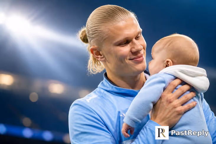 Does Erling Haaland have a child?