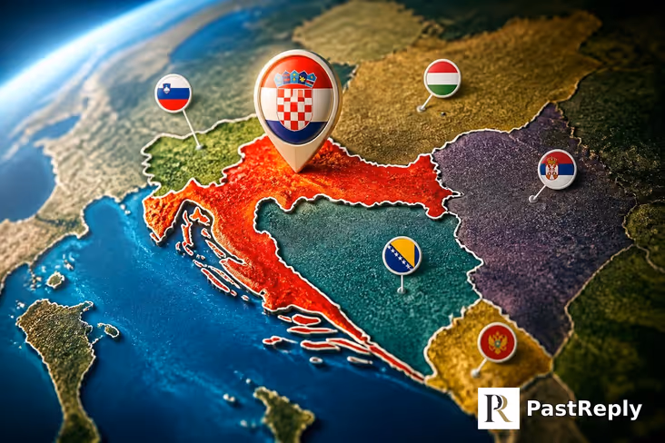 Where is Croatia located in Europe?