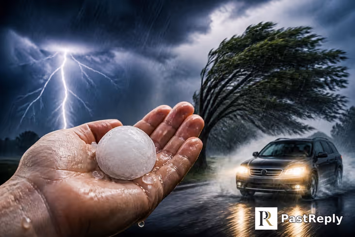 When is a severe thunderstorm warning issued?