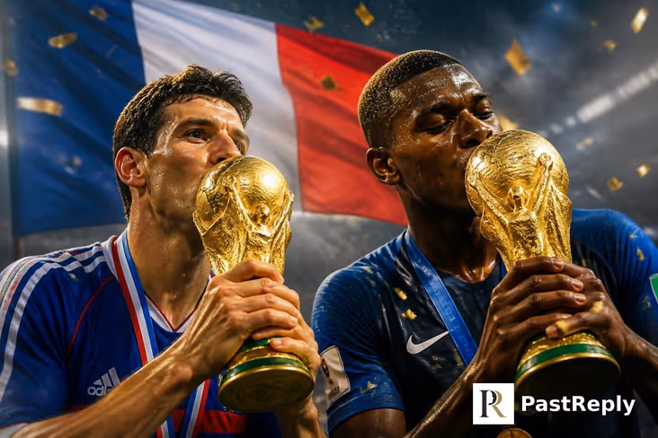 When did France win the football World Cup?
