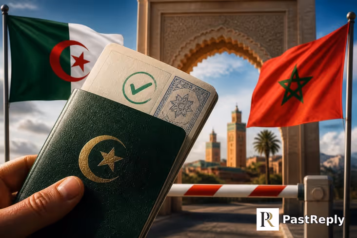 Can Algerians travel to Morocco?
