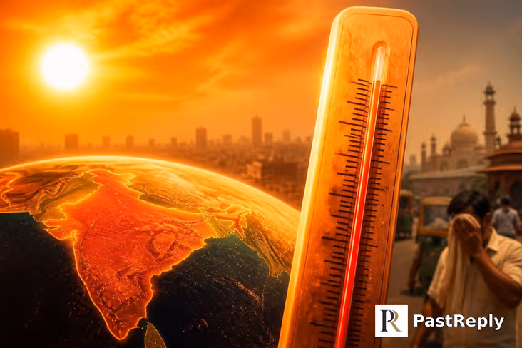 Why is the weather so hot in India?