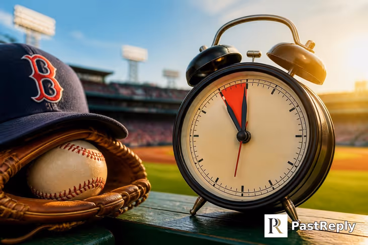 Why is the Red Sox game so early today?