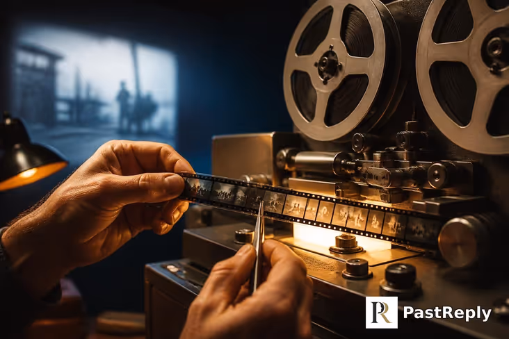 How were movies edited before computers?