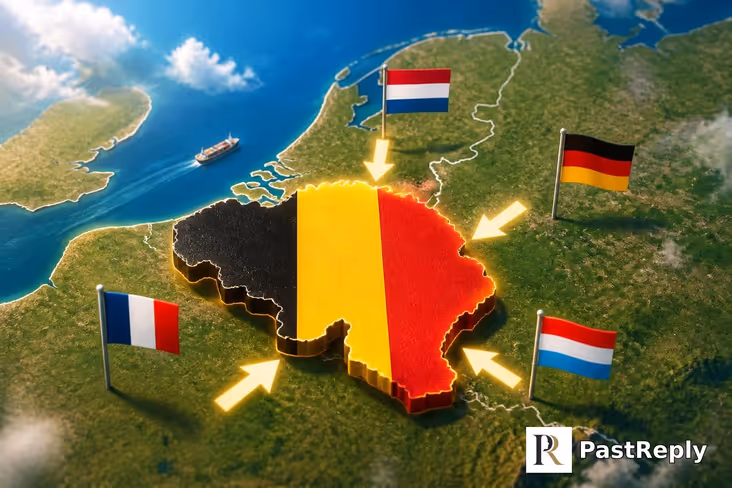 Where is Belgium located?