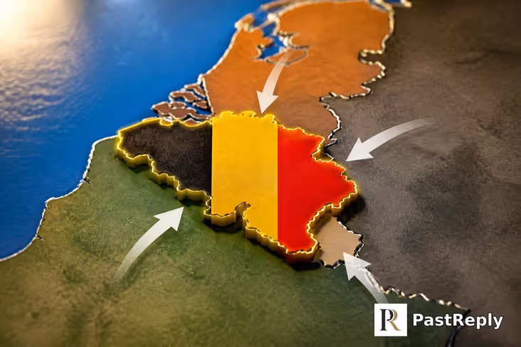 Where is Belgium located on the world map?