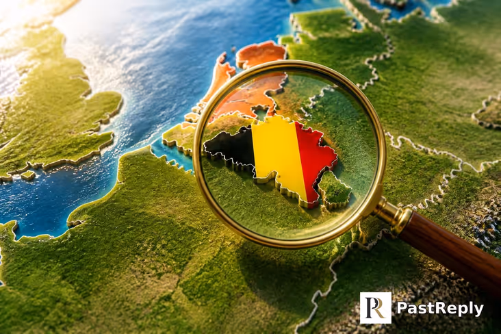 Where is Belgium in Europe?