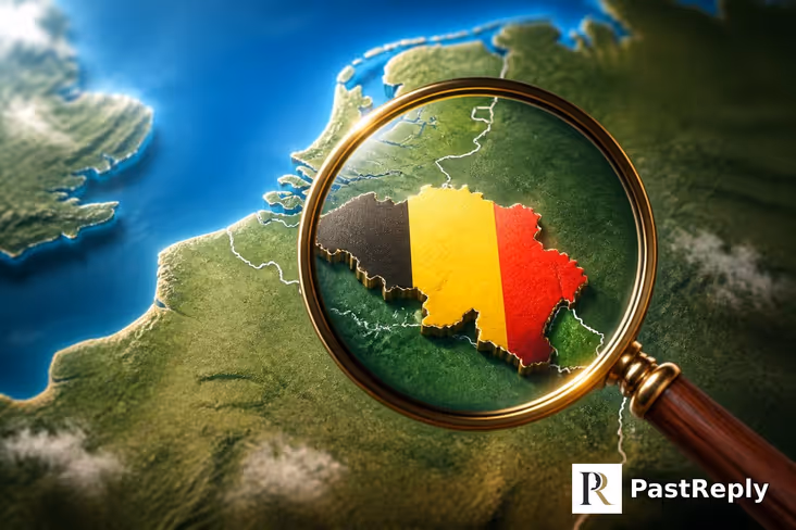 Where is Belgium on the map?