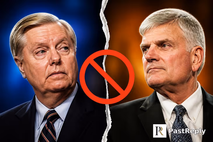Are Lindsey Graham and Franklin Graham related?