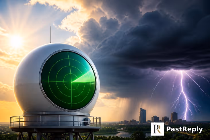 Will it rain today according to radar?