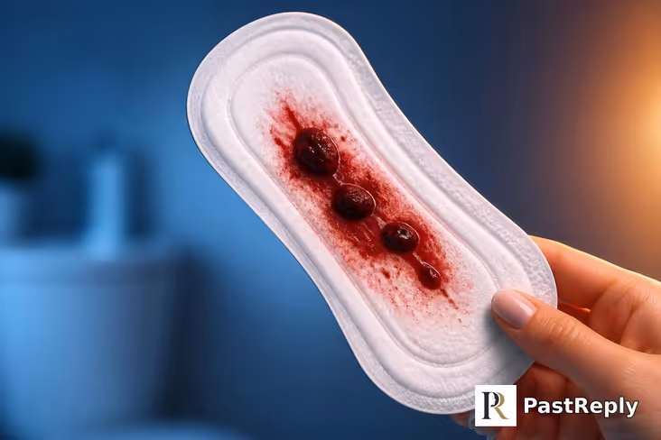 Does withdrawal bleeding have clots?