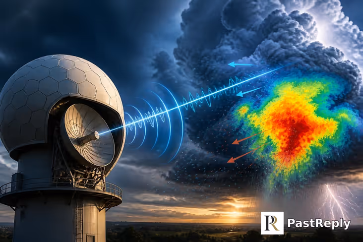 How does weather radar work?