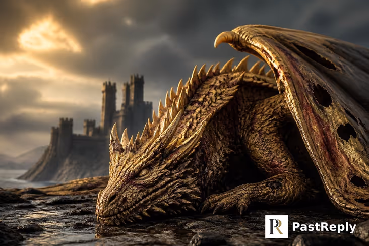 What happened to Sunfyre the dragon?