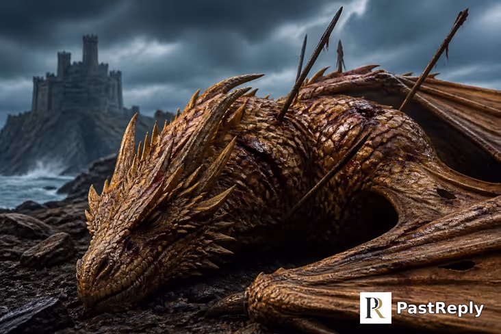 How did Sunfyre the dragon die?