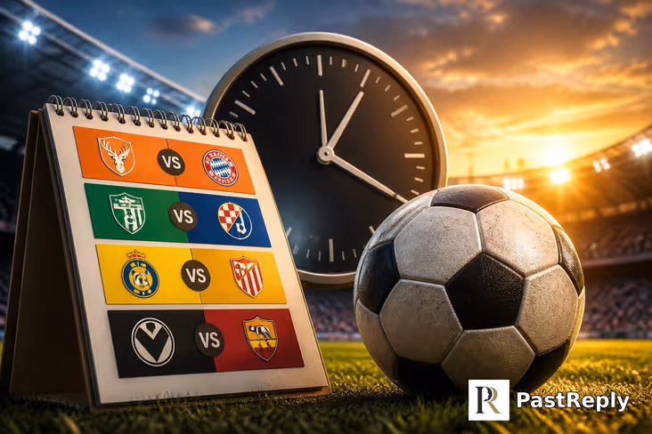 What soccer games are on today and what are the times?
