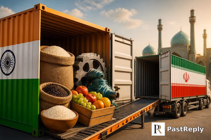 What does Iran import from India?