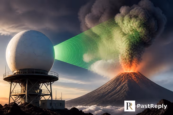 Can weather radar detect volcanic ash?