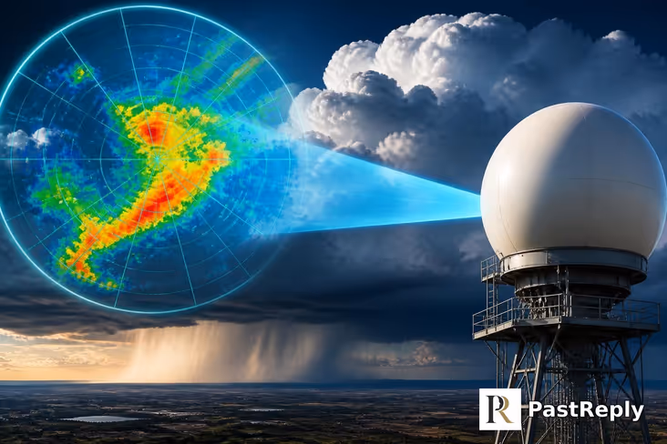 Does weather radar show clouds?
