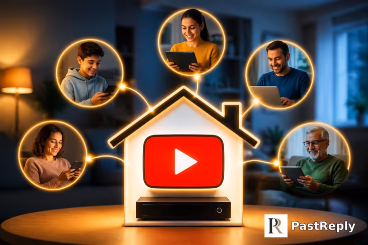 How does YouTube TV family sharing work?