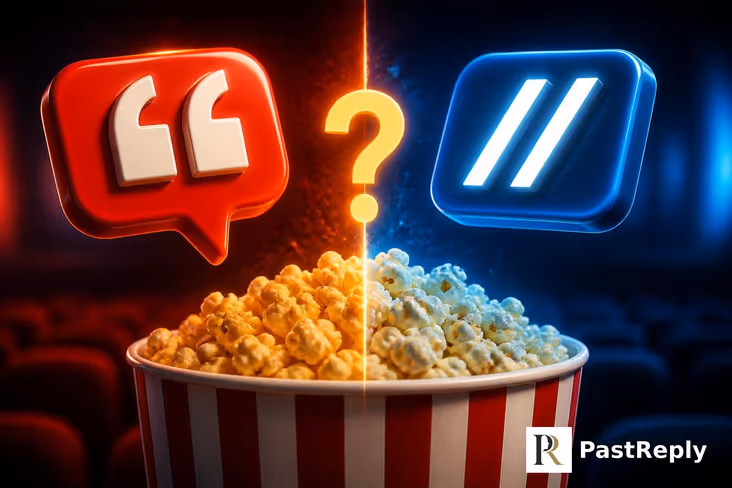 Are movies in quotes or italics?