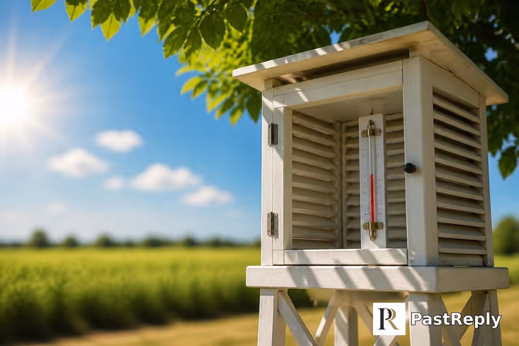 Are weather temperatures taken in the shade?