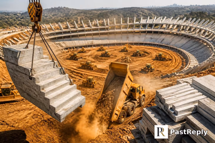 How was Dodger Stadium built?