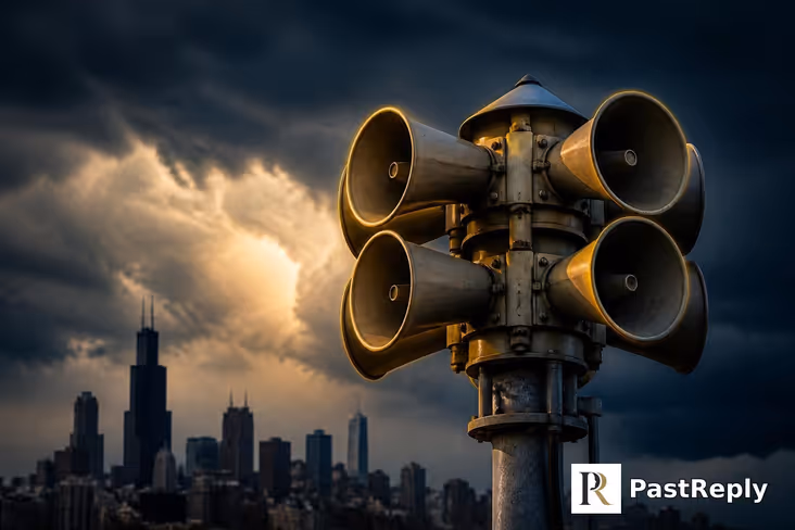 What is the Chicago tornado siren?