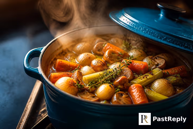 When are vegetables braised?