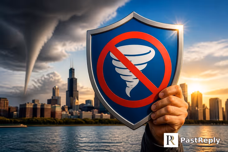 Is a tornado coming to Chicago?