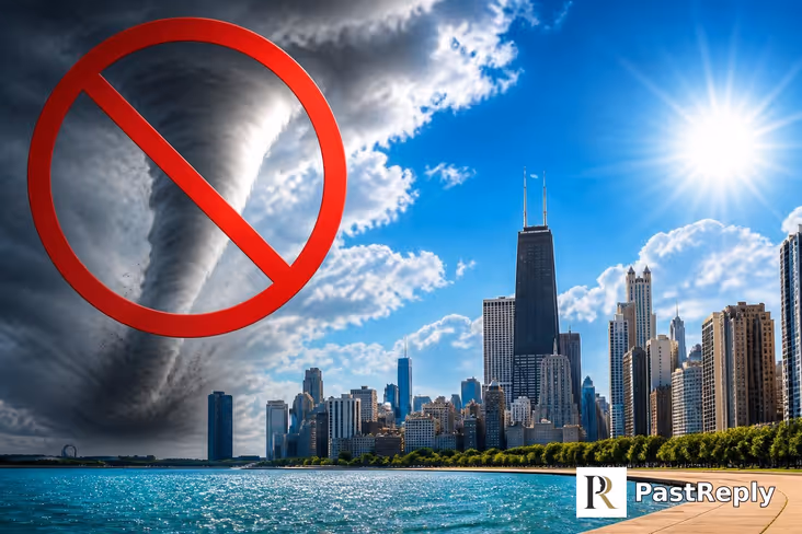 Will a tornado hit Chicago today?