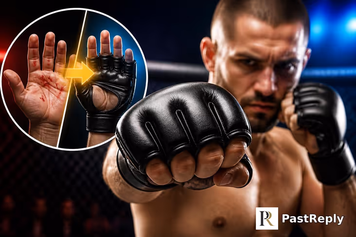 Why do UFC fighters wear gloves?