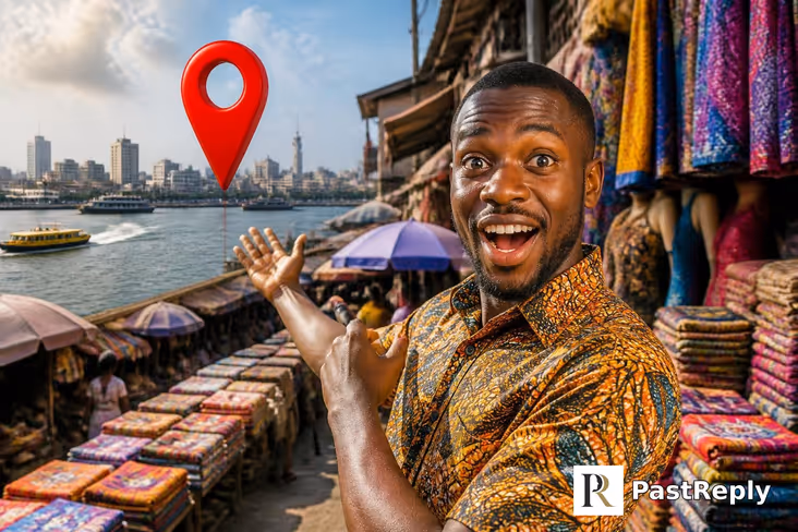 Is Balogun Market in Lagos Island?